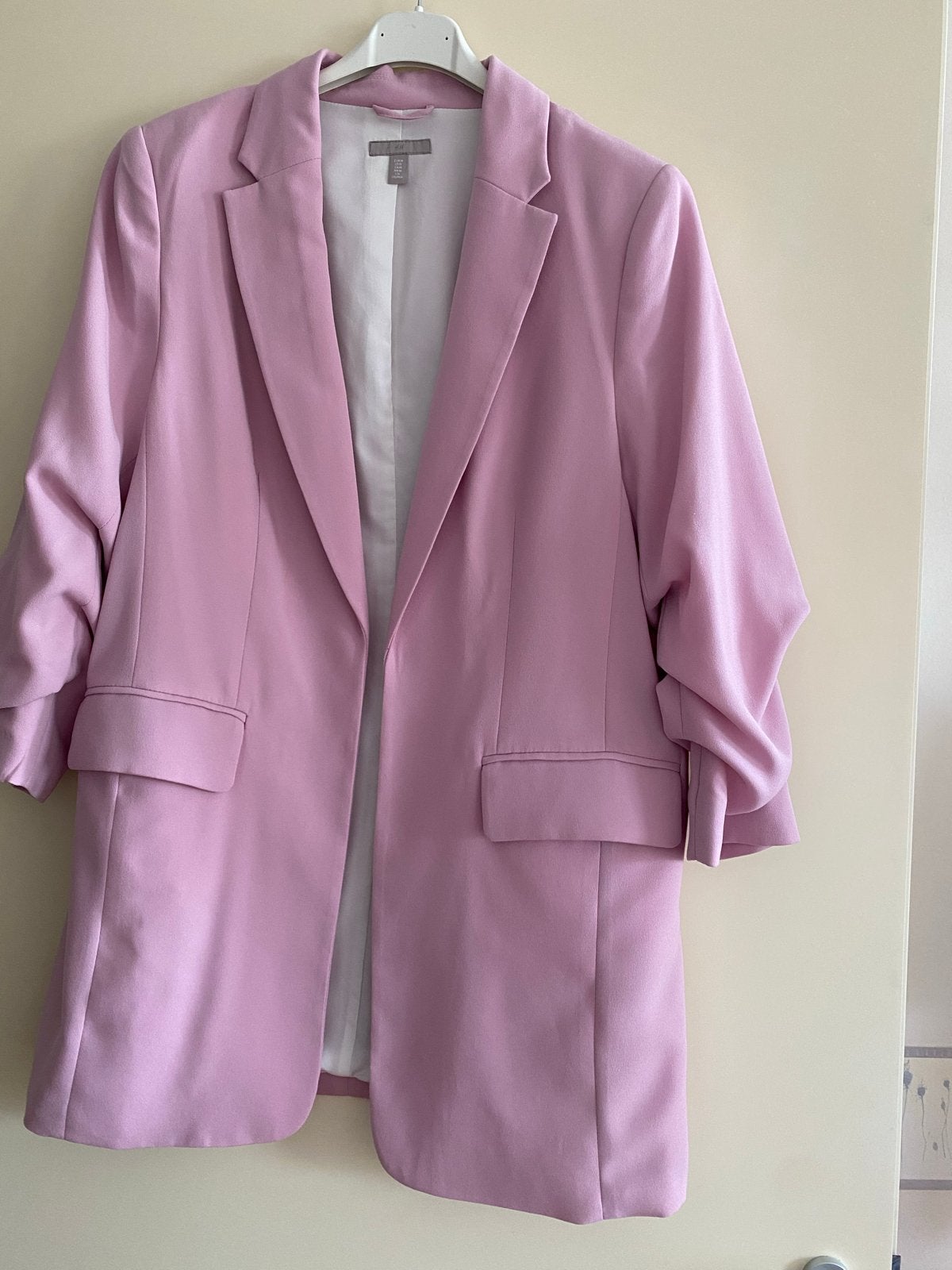 H&M Roze Blazer Maat M, Maat 38/40 (M), Ophalen of Verzenden, Zo goed als nieuw, Jasje