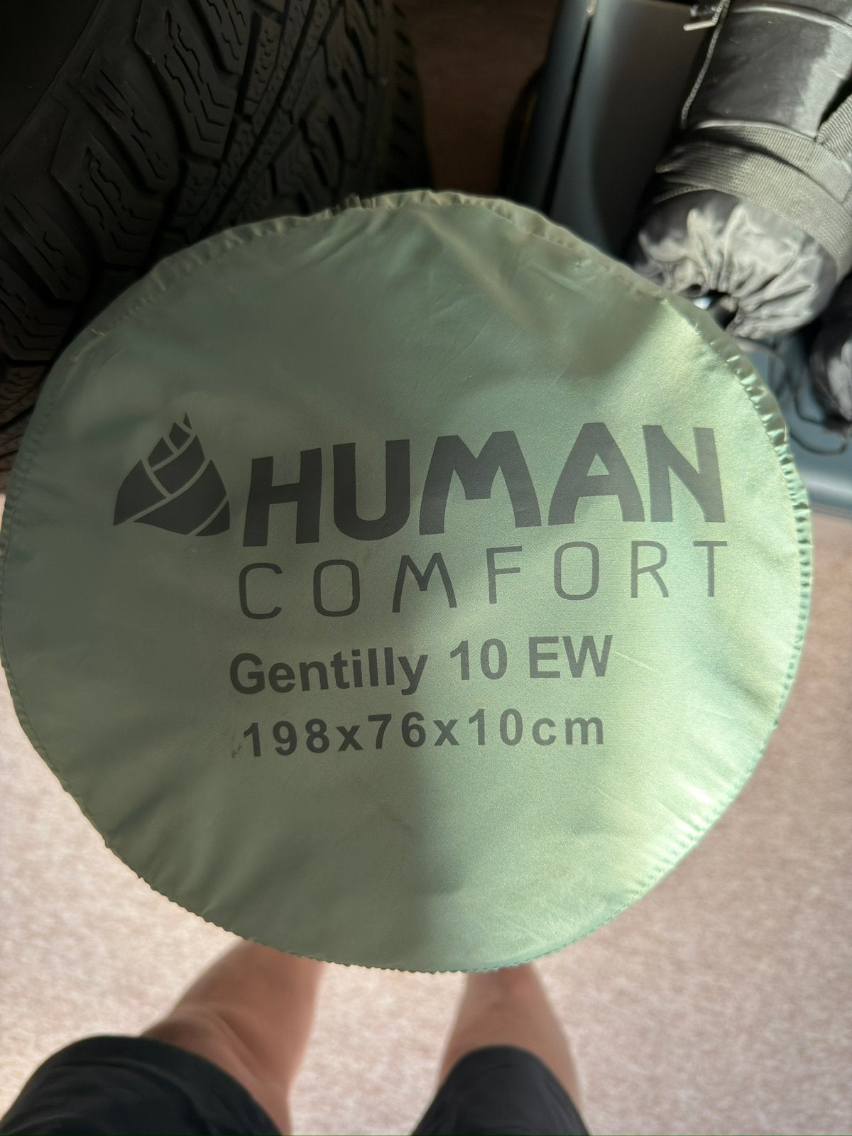 Slaapmat Human comfort gentily 10 EW, Ophalen of Verzenden, Zo goed als nieuw