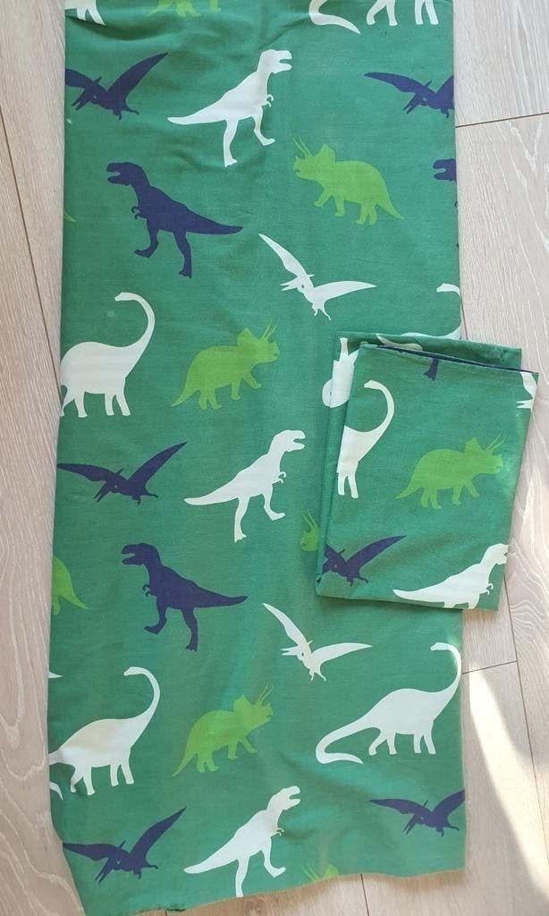 Dekbedhoes  1 pers. (afb  Dino's )  Hema, Jongetje of Meisje, Dekbedovertrek, Ophalen of Verzenden, Zo goed als nieuw