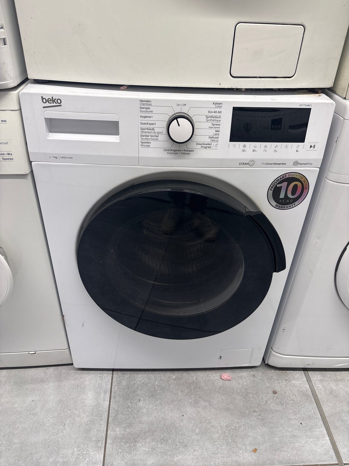 BEKO Wasmachine 1-7kg - Efficiënt en Betrouwbaar, Gebruikt, Ophalen of Verzenden, Voorlader, Kort programma