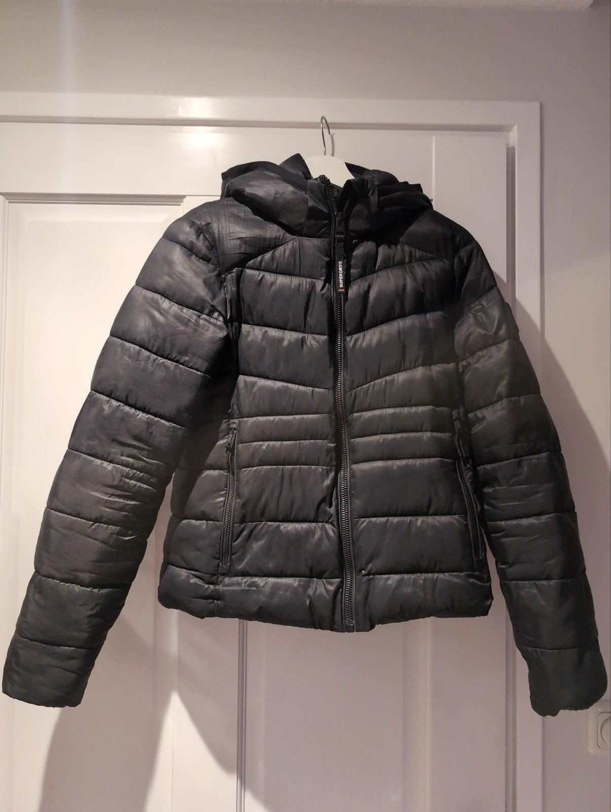 Superdry - Fuji gewatteerde jas, Maat 38/40 (M), Superdry, Zwart, Ophalen of Verzenden