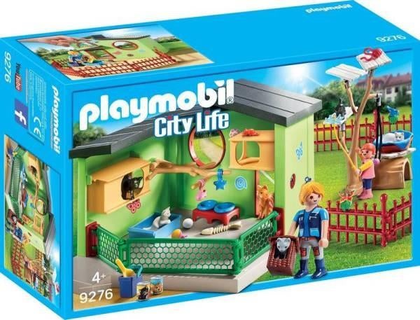 Playmobil City Life 9276 Kattenpension - Compleet met doos, Ophalen of Verzenden, Zo goed als nieuw