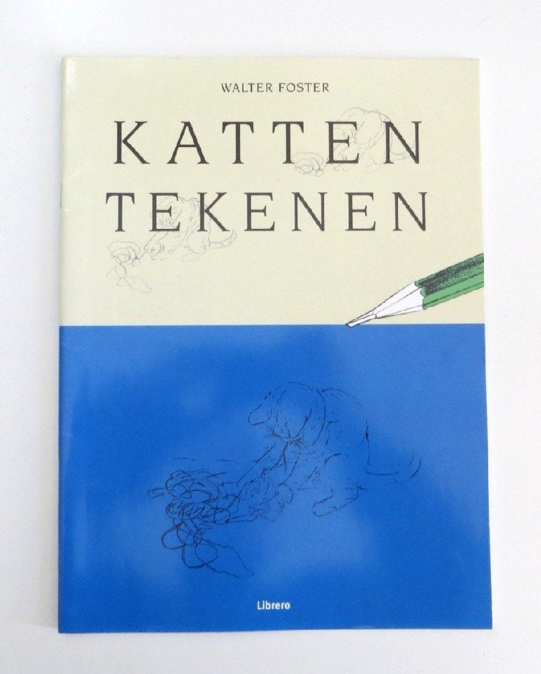Tekenboek M5474: Walter Foster - Katten tekenen 15+, Walter Foster, Ophalen of Verzenden, Zo goed als nieuw, Tekenen en Schilderen