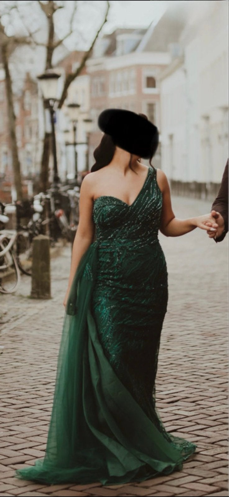 Sima Couture Galajurk - Slechts 1x gedragen, Ophalen of Verzenden, Zo goed als nieuw, Groen