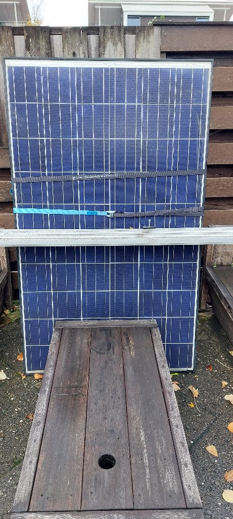 15 gebruikte zonnepanelen, Ophalen, Gebruikt, Compleet systeem, 200 wattpiek of meer