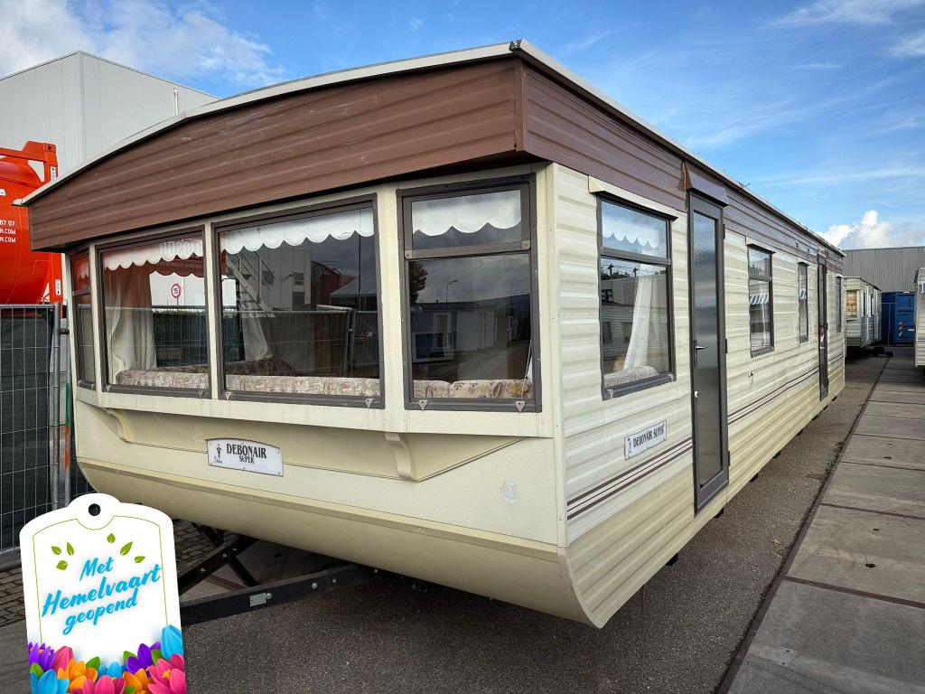 Atlas Debonair 10 x 3.70 m 2 slaapkamers, Caravans en Kamperen, Stacaravans, Niet ingevuld, Niet ingevuld, Niet ingevuld