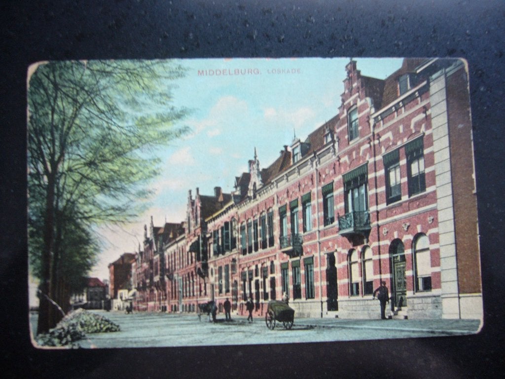 MIDDELBURG  =  LOSKADE  BRIEFKAART 1910, Ophalen of Verzenden, Voor 1920, Gelopen, Zeeland