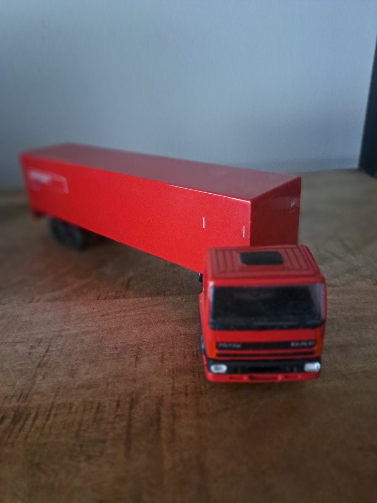 lion car model daf 75 cf met trailer "ptt post", Gebruikt, Holland, Lion car, Ophalen of Verzenden
