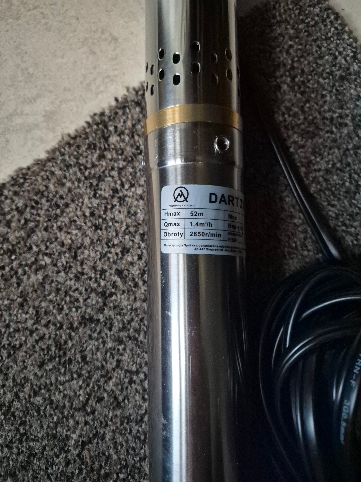 DART370 Bronpomp 0.37kW 230V - Zo goed als nieuw, Tuin en Terras, Waterpompen, Ophalen of Verzenden, Zo goed als nieuw, Elektrisch