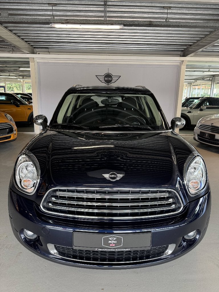 Mini Countryman 1.6 Cooper 2014 Blauw ( 6 MAANDEN GARANTIE ), Voorwielaandrijving, Stof, Zwart, Blauw