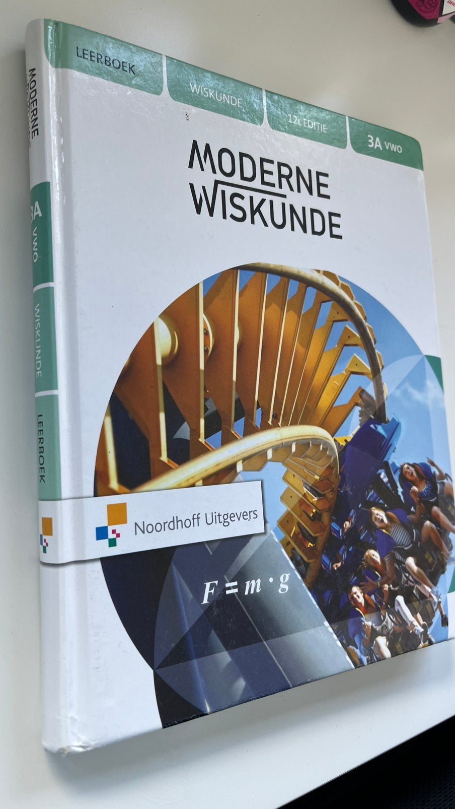 Moderne Wiskunde 12e ed 3 Vwo deel 1, Boeken, Schoolboeken, Ophalen of Verzenden, Nieuw, VWO, Wiskunde A