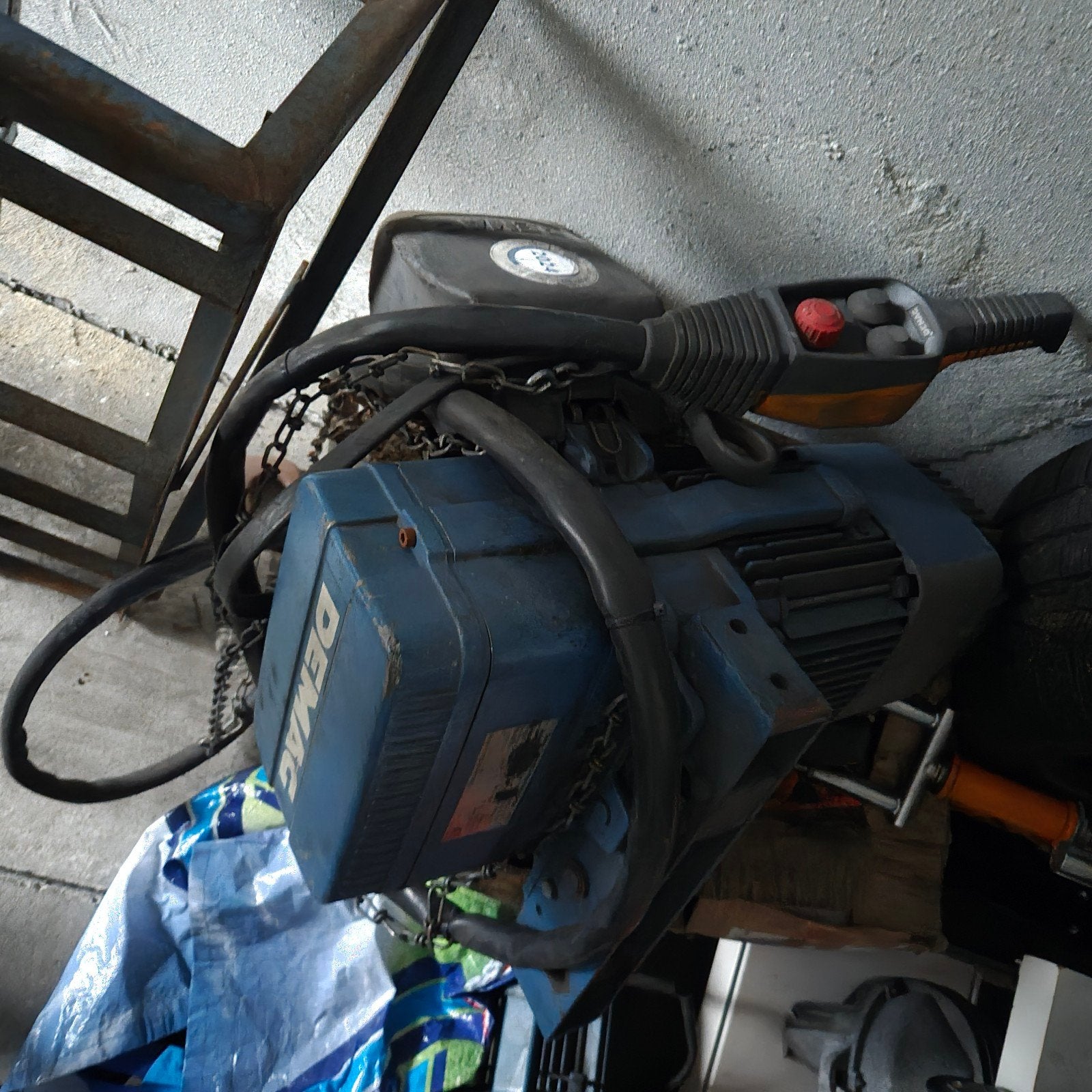 Demag DC Pro kettingtakel 1000 kg - 380V - Keuring 2024, Doe-het-zelf en Verbouw, Lieren en Takels, Ophalen of Verzenden, Gebruikt