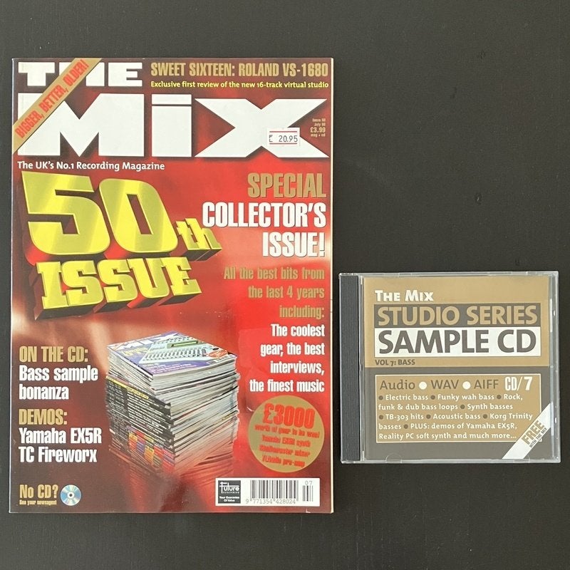 The Mix nr. 50 met CD (July 1998, U.K., Engels), Ophalen of Verzenden, Gelezen, Muziek, Film of Tv