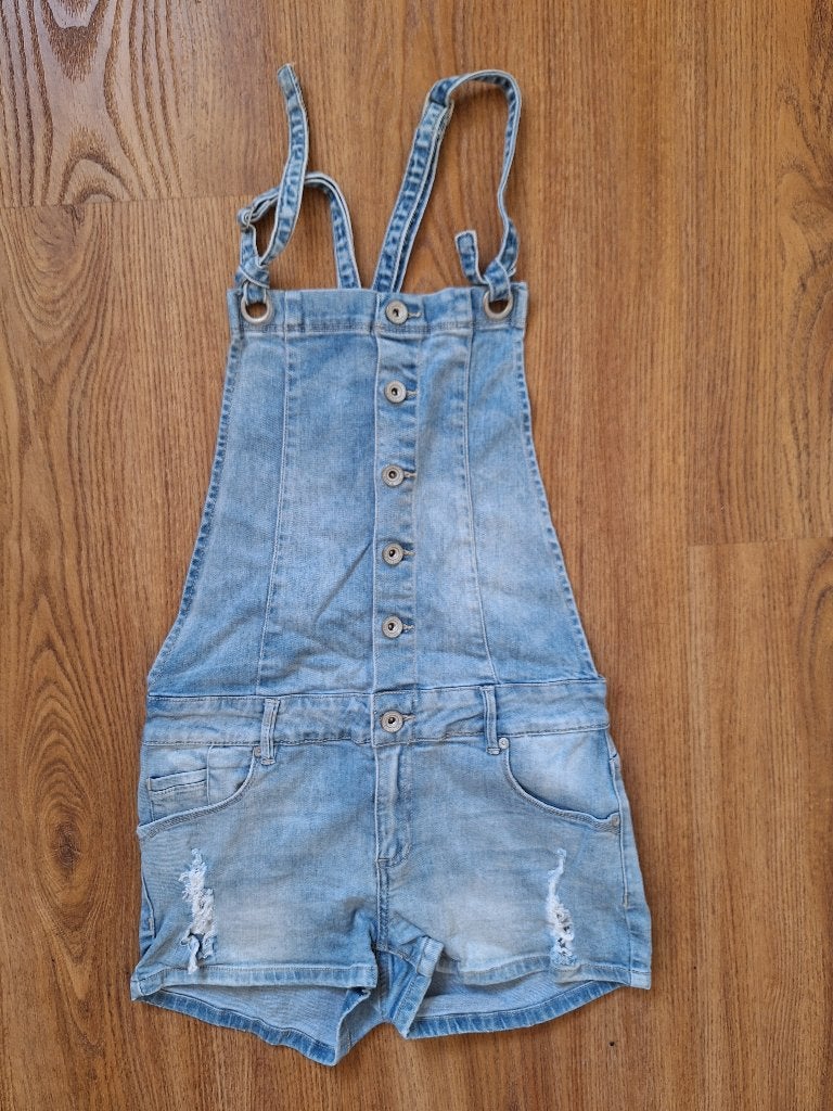 Spijker kortebroek /tuinbroek XS / 176, Ophalen of Verzenden, Gebruikt, Meisje, Broek