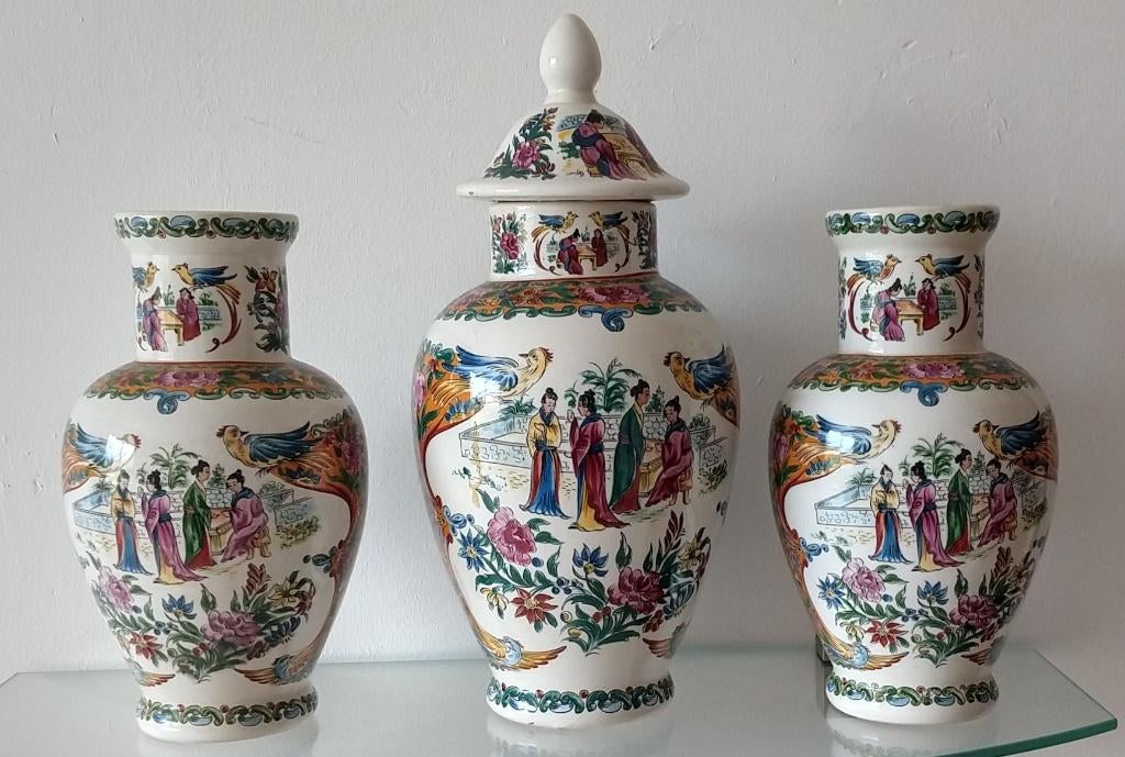 antieke kastvazen Hongkong kast-stel, volgnr 31, Antiek en Kunst, Ophalen of Verzenden