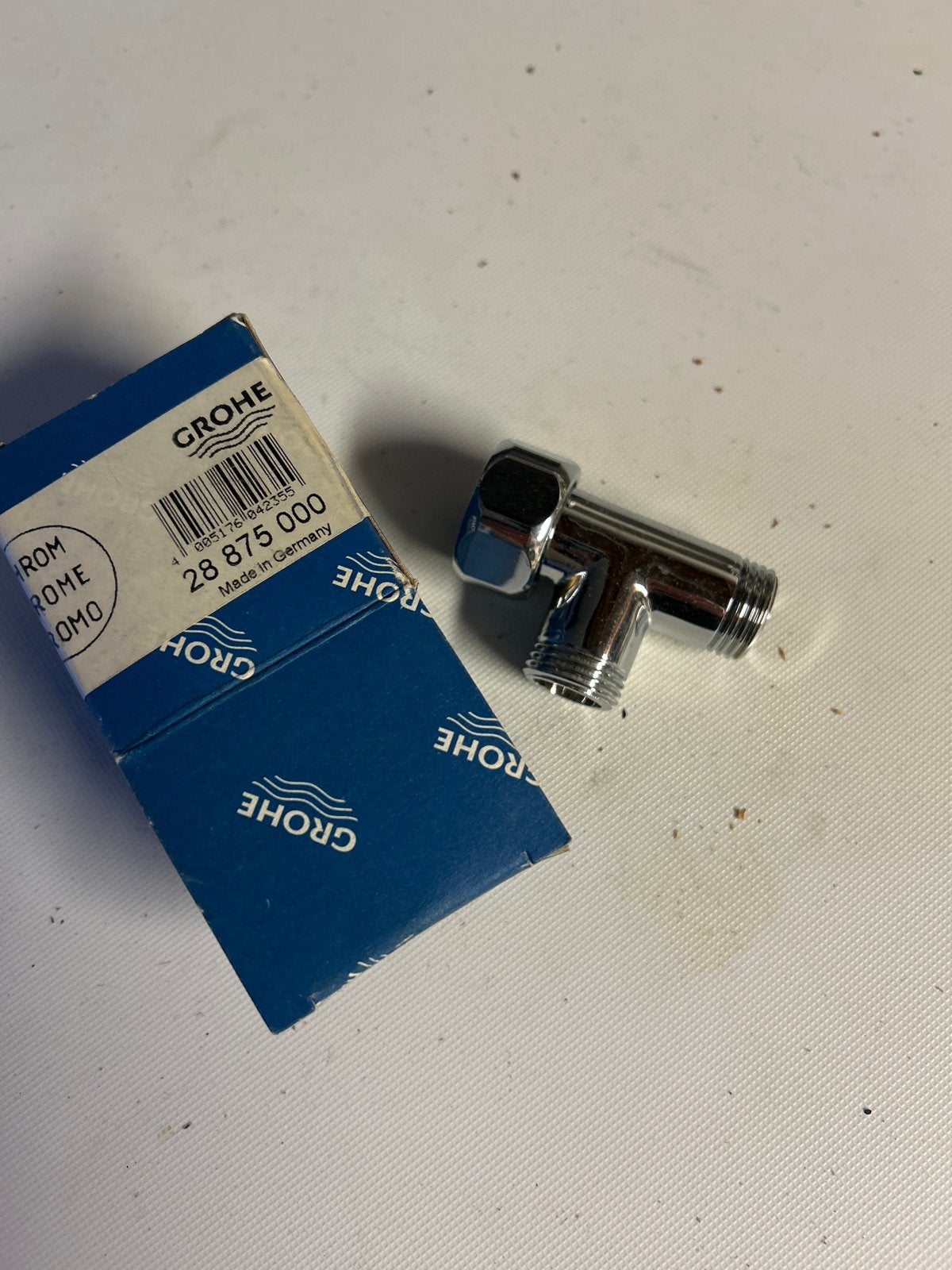 Grohe T-stuk Chroom - Nieuw in doos, Ophalen of Verzenden, Nieuw, Chroom, Overige typen