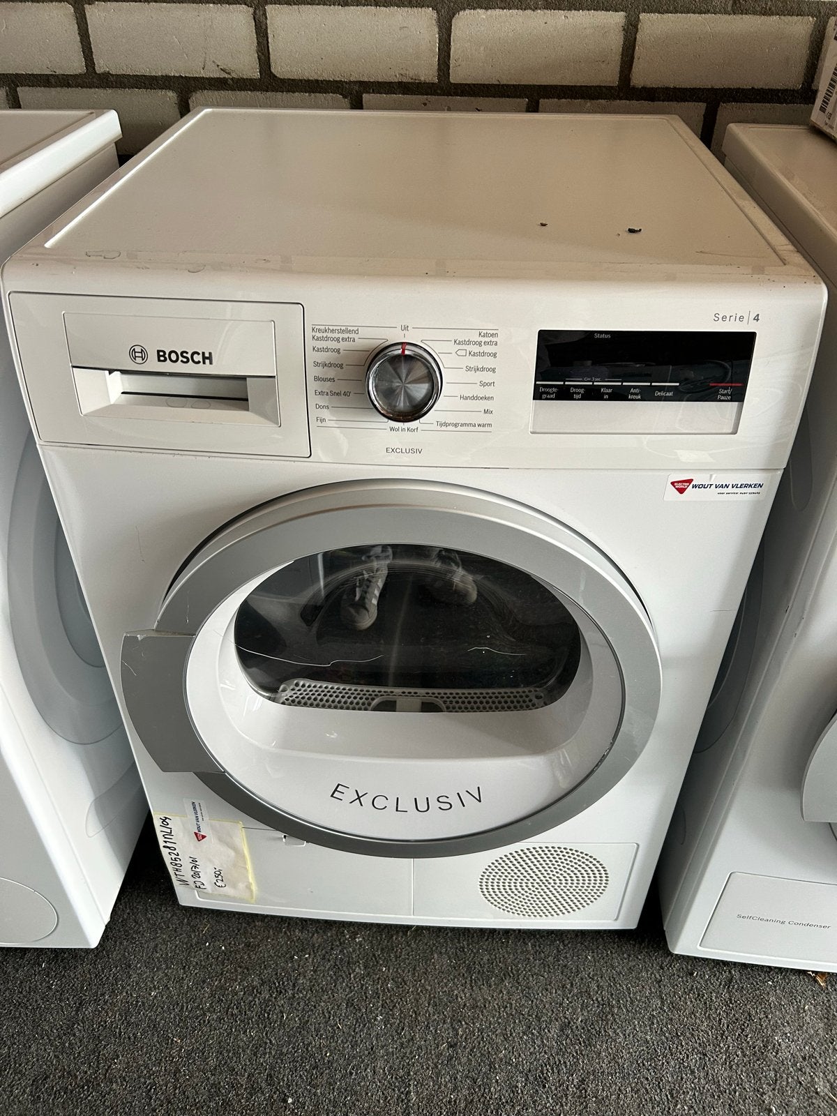 Bosch WTH85281NL Refurbished Warmtepompdroger 7Kg, Ophalen, 8 tot 10 kg, Refurbished, 85 tot 90 cm