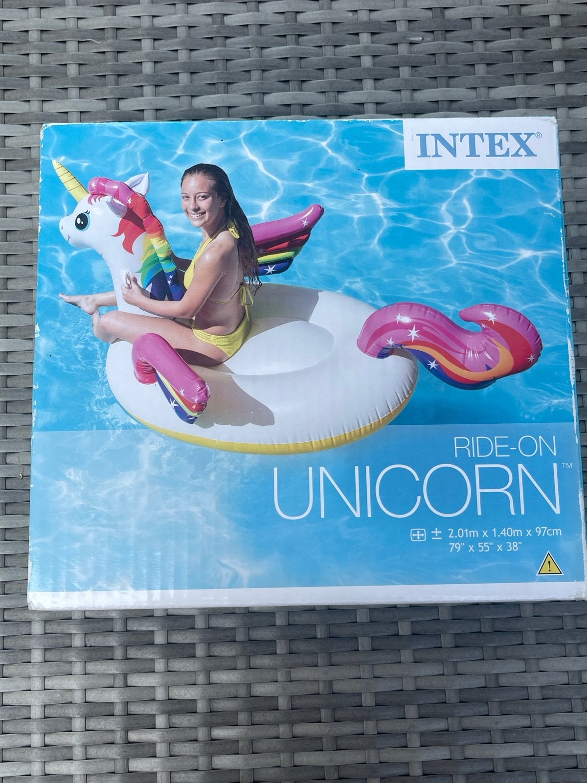 Intex Grote opblaasbare unicorn - Nieuw in verpakking, Ophalen of Verzenden, Nieuw