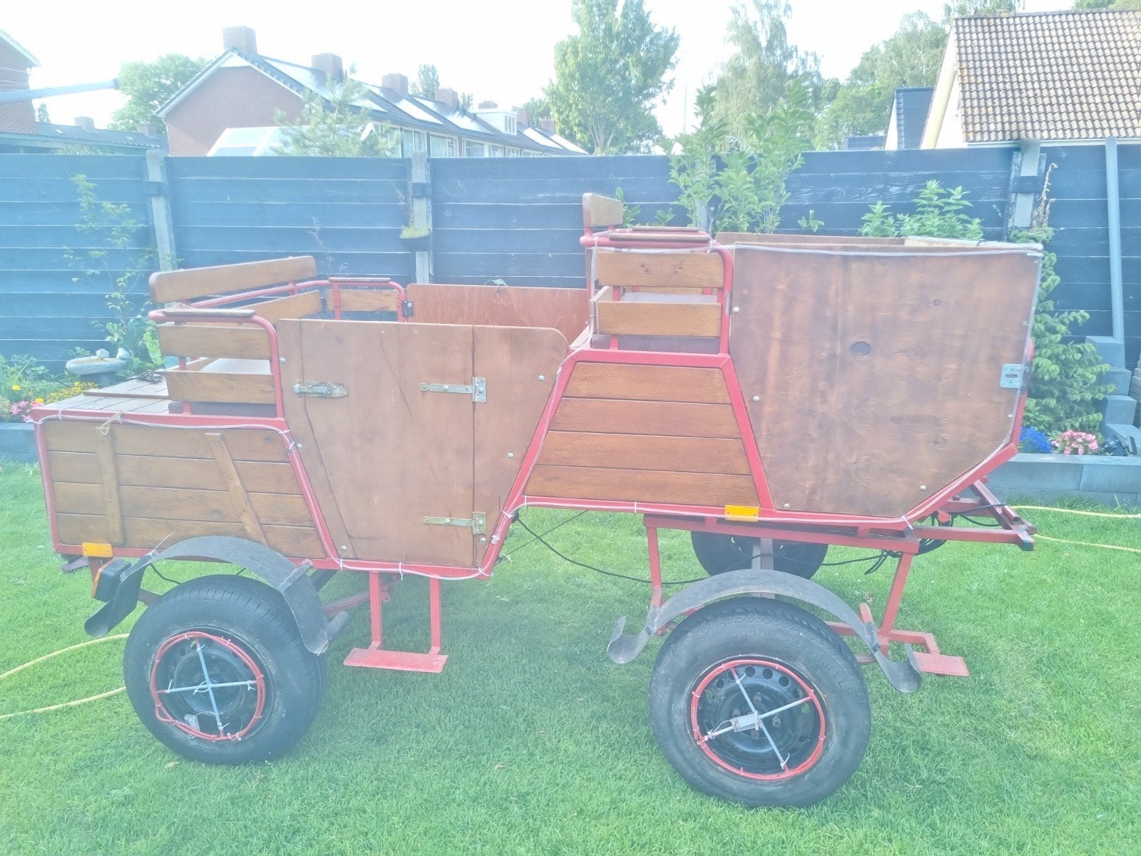 Ponny  kar    oldtimer trekker kar, Ophalen