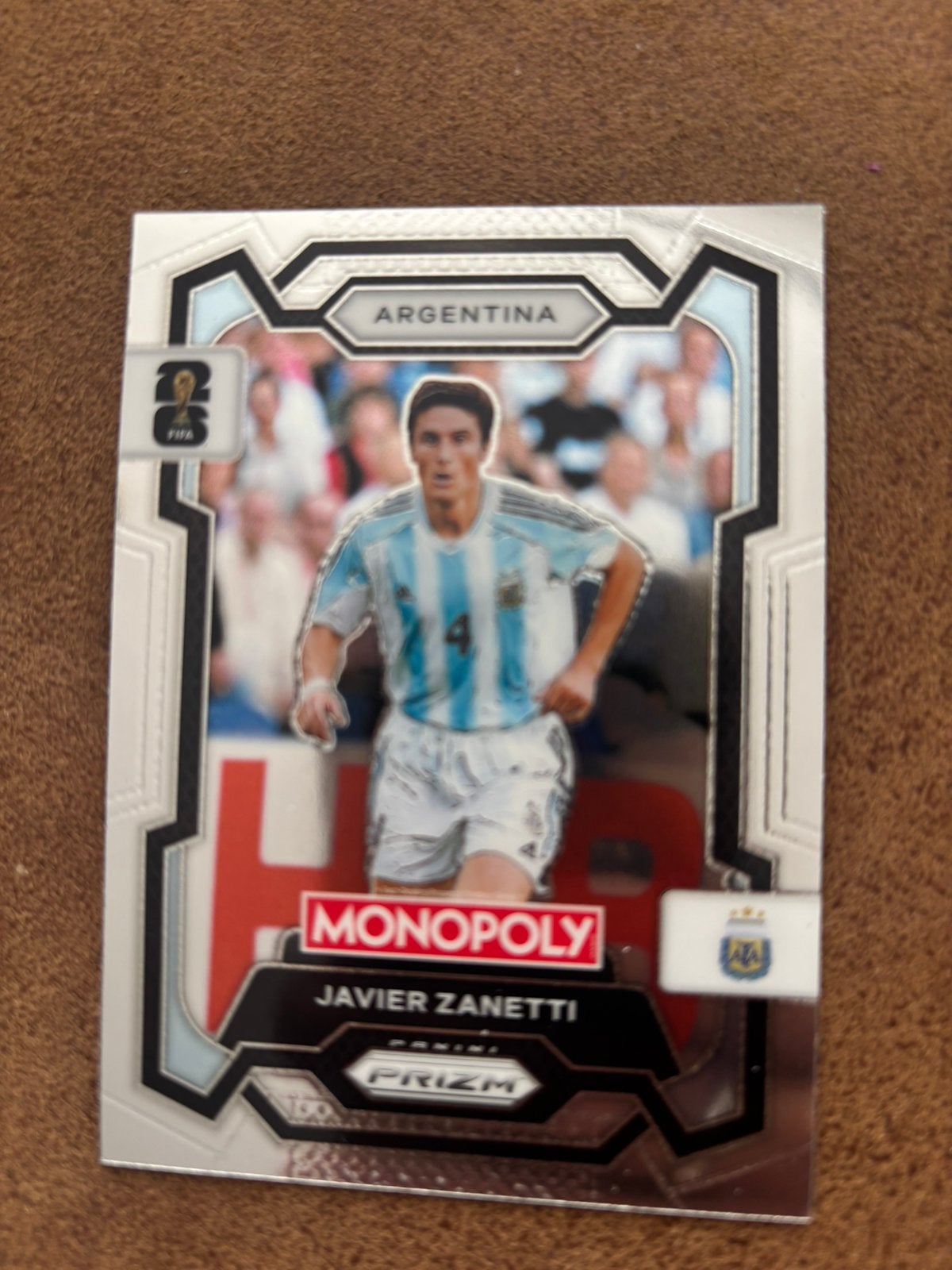 Panini Monopoly Prizm 2026 - Javier Zanetti #5, Verzenden, Nieuw, Buitenlandse clubs, Poster, Plaatje of Sticker