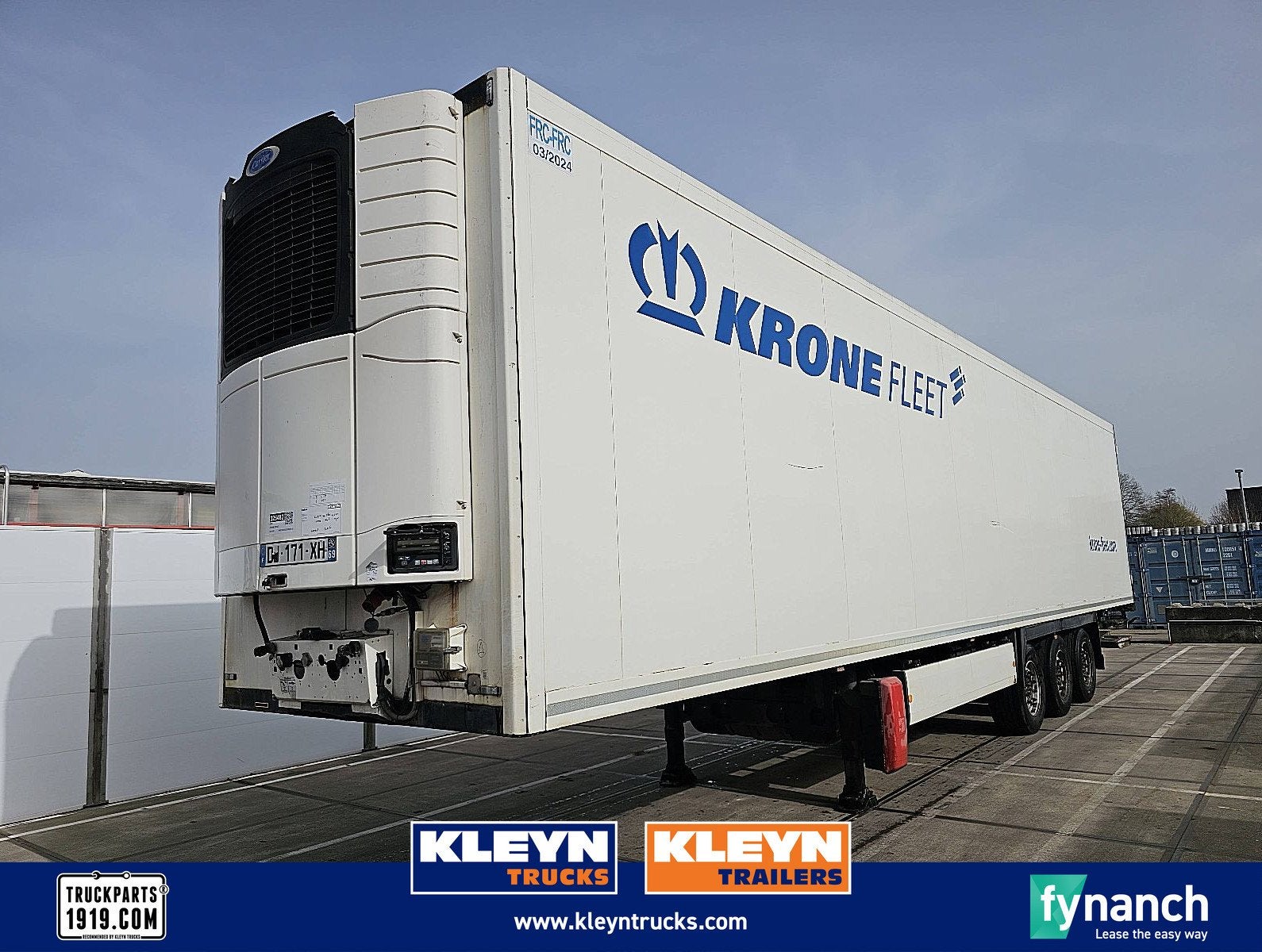 KRONE FRIGO carrierd+e,taillift, Overige kleuren, Bedrijf, Aanhangers en Opleggers, Te koop