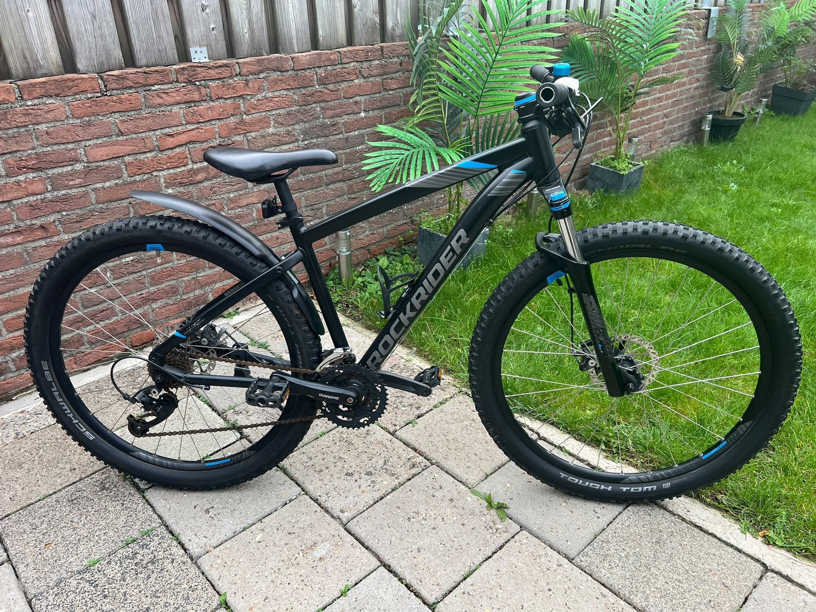 Jongensfiets Rockrider ST 520 Mountainbiker 27,5 inch (S), Versnellingen, Zo goed als nieuw, Schijfrem, Ophalen