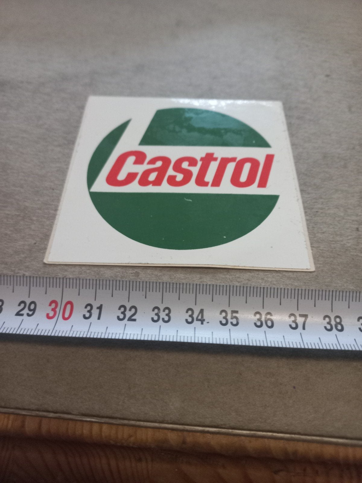 Vintage Castrol Sticker - Olie Brand Logo, Ophalen of Verzenden