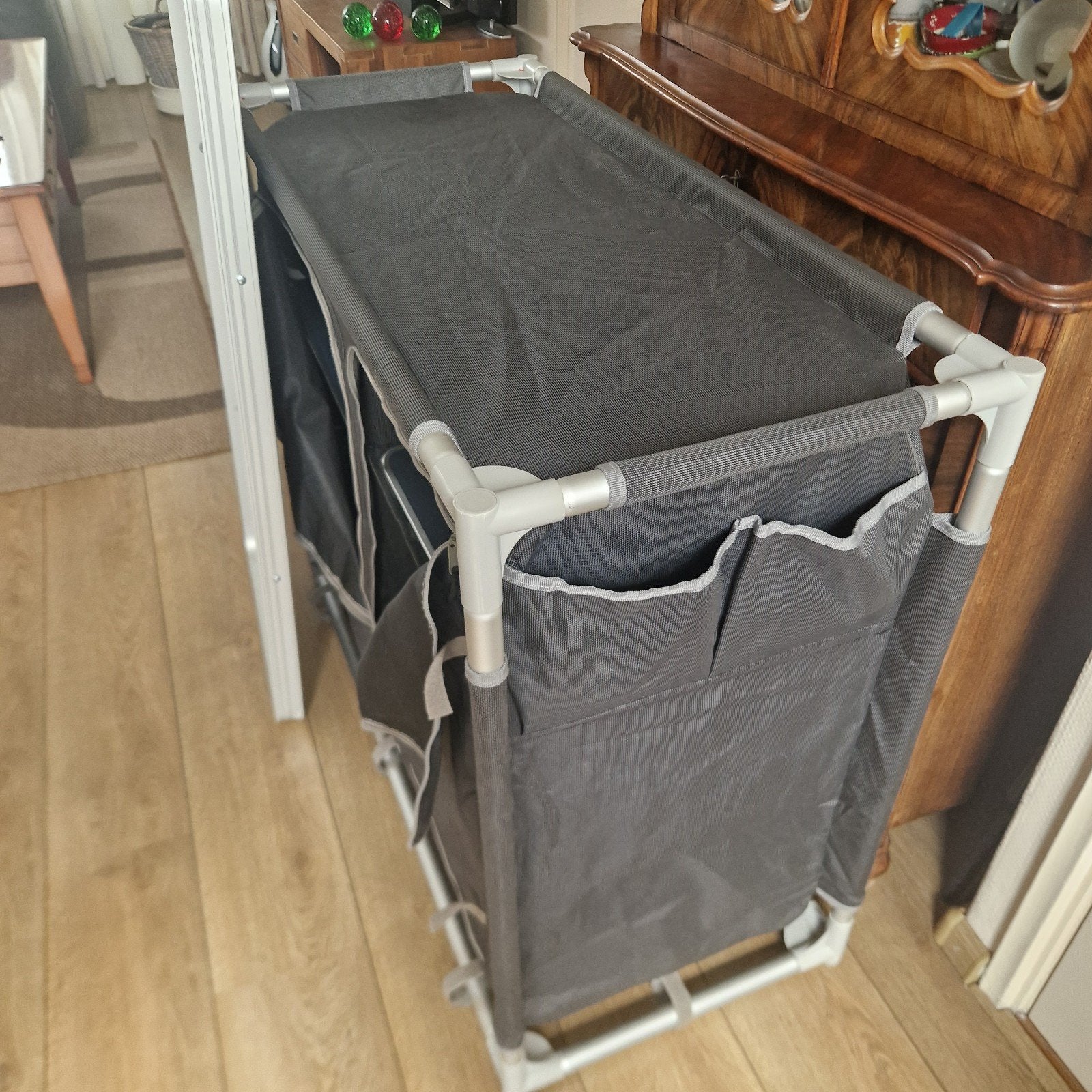 Te koop keukenkastje. Grijs Campart 80x100x50, Ophalen