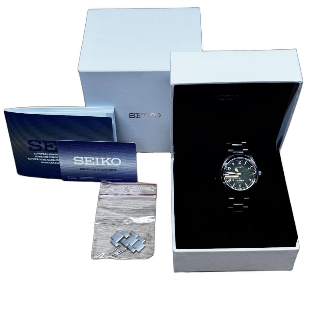 Seiko Prospex Alpinist 6R35-01B0 Auto Date Green Horloge, Seiko, Zo goed als nieuw, Support@seiko.com, 5-11, Akasaka 2-chome
Minato-ku, Tokyo 107-0052
Japan