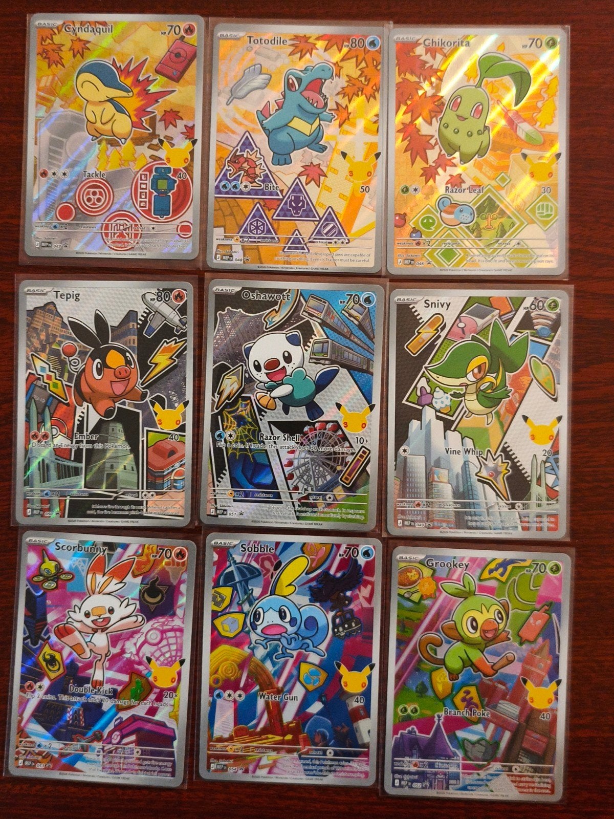 Pokémon Celebrations First Partner Pack Serie 2 Kaarten, Ophalen of Verzenden, Zo goed als nieuw, Meerdere kaarten