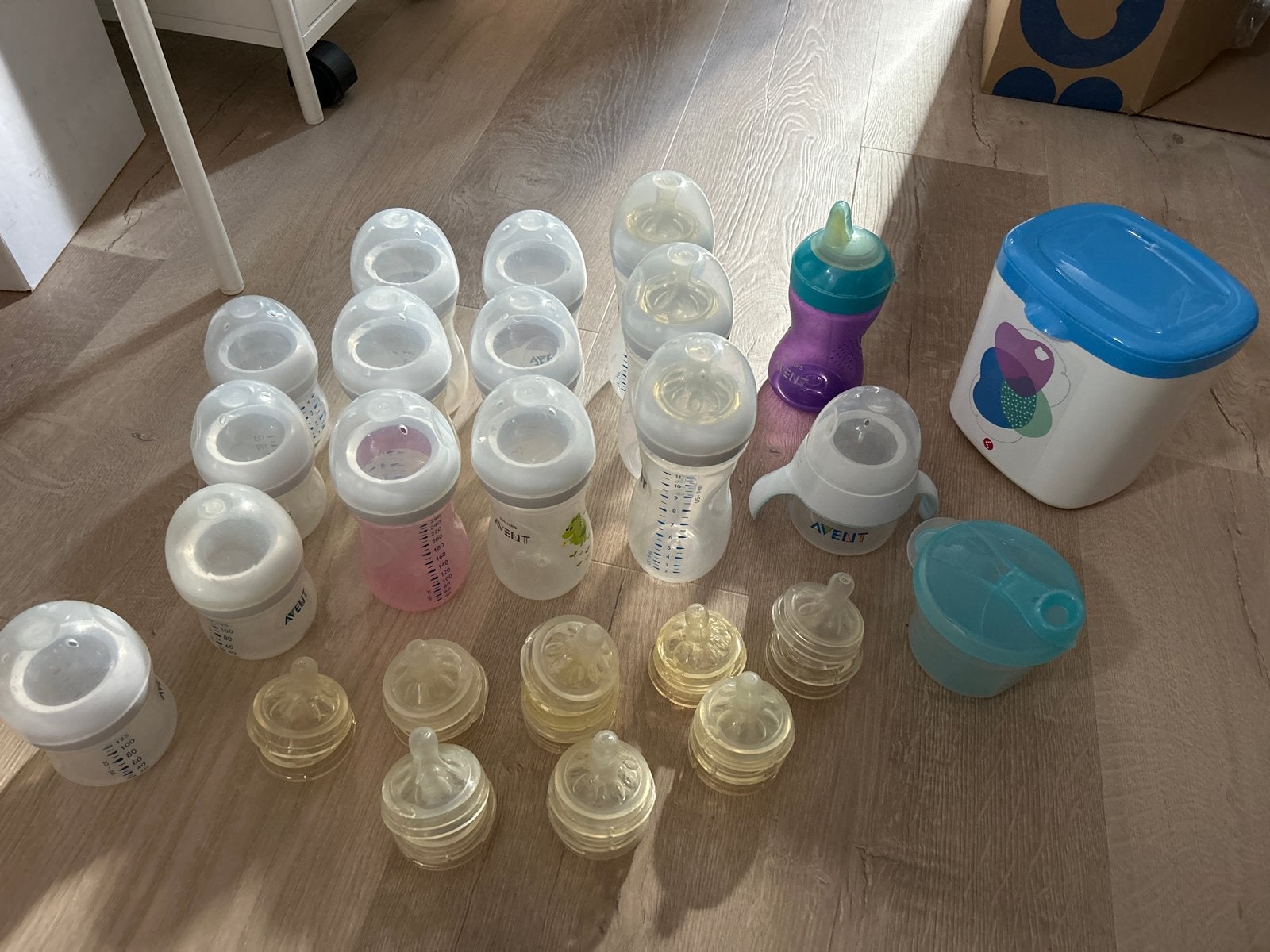 Philips avent flessen, spenen en extras, Gebruikt, Inclusief flessen, Babyfles, Philips Avent