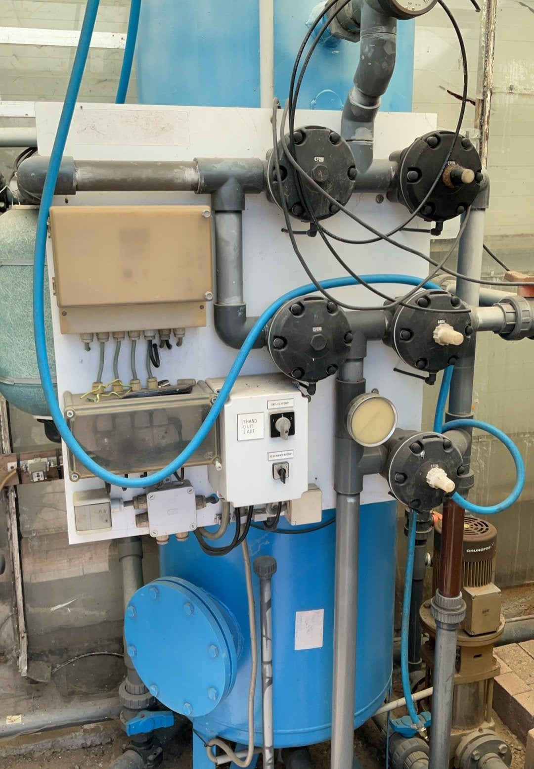 Hydrofoor instalatie electromotor, Ophalen