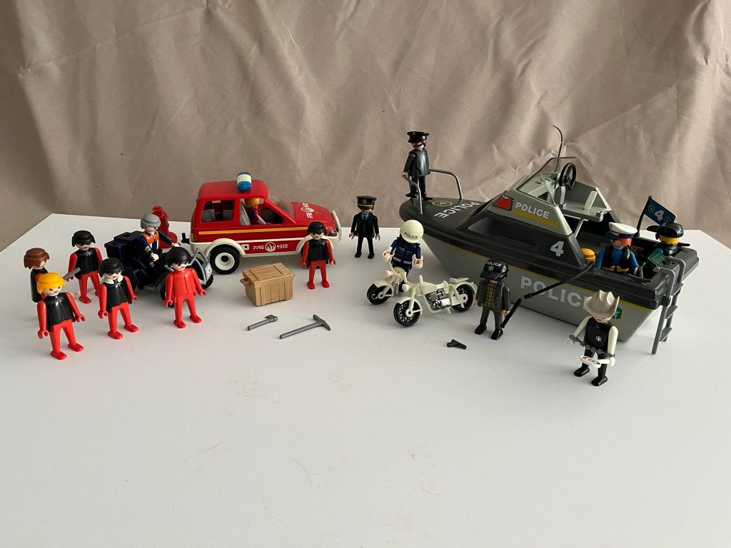 Playmobil Politie en Brandweer Brigade, Kinderen en Baby's, Speelgoed | Playmobil, Ophalen, Gebruikt, Losse onderdelen, Overige typen