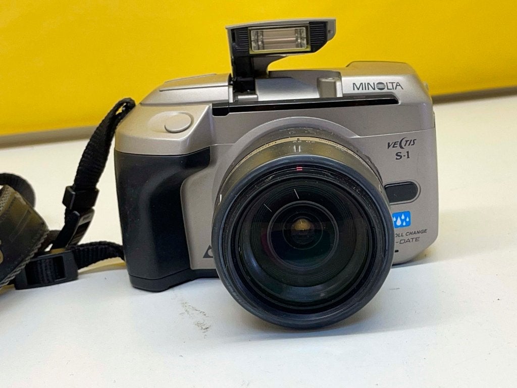 Minolta VECTIS S1 naloge autofocus spiegelreflexcamera+22-80, Minolta, Spiegelreflex, N, Ophalen of Verzenden