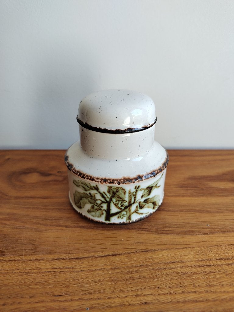 Vintage suikerpot met deksel 'Midwinter Stonehenge', Ophalen of Verzenden