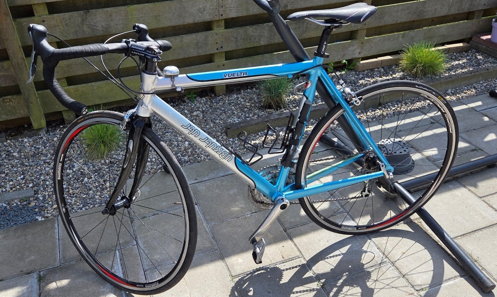JAN JANSSEN VUELTA RACEFIETS - Shimano Tiagra, Gebruikt, Meer dan 20 versnellingen, 53 tot 57 cm, Ophalen
