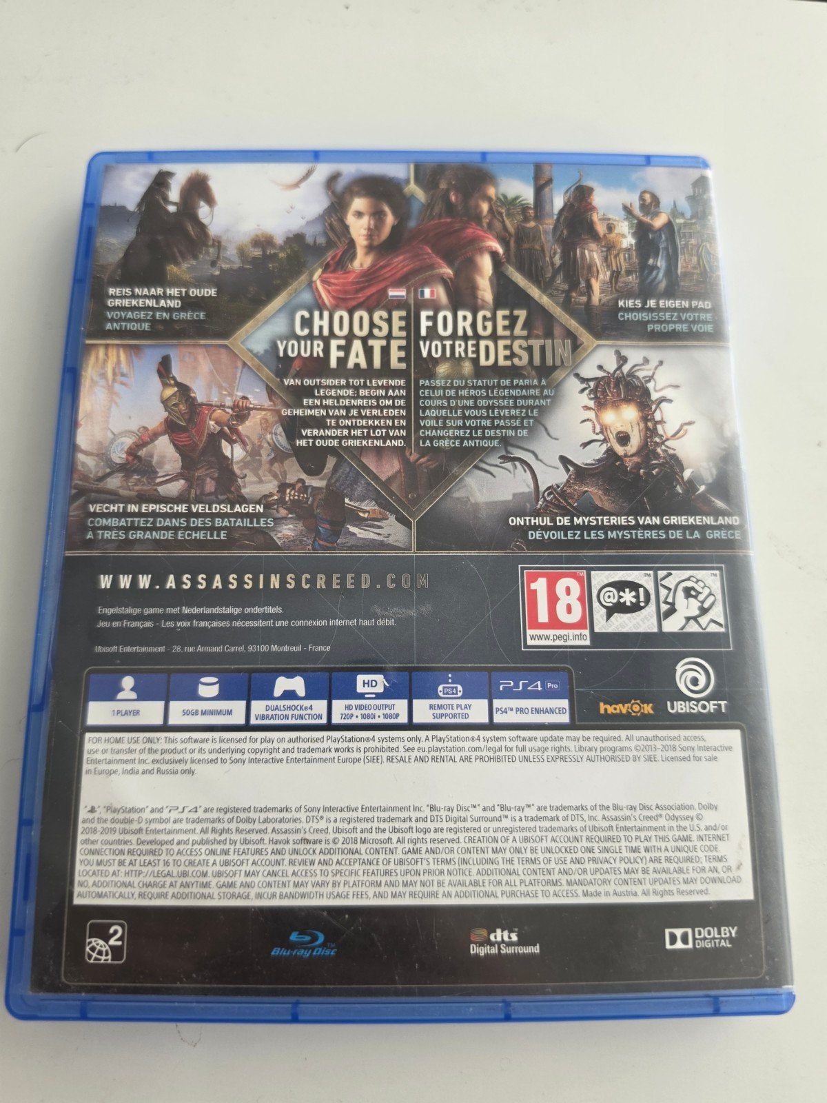 Assassin's Creed Odyssey voor ps4 en ps5 lees beschrijving, Ubisoft, Online, Vanaf 18 jaar, 1 speler