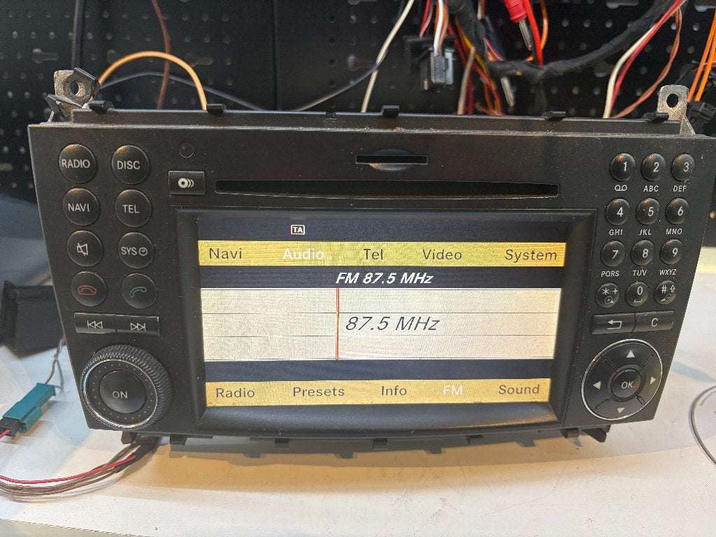 Mercedes Comand NTG25 G klasse 463 voor b.v Japan ombouw, Ophalen of Verzenden, Mercedes-Benz
