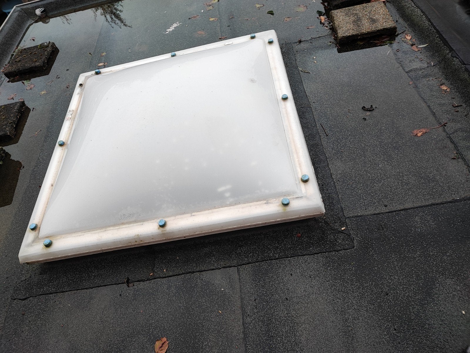 Lichtkoepel wit 125x125 cm, Ophalen, Gebruikt, 120 tot 160 cm, 120 tot 160 cm