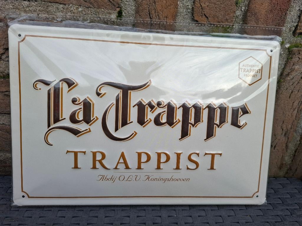 Reclamebord La Trappe bier (originele verpakking), Ophalen of Verzenden, Nieuw, Reclamebord, Plaat of Schild, La Trappe