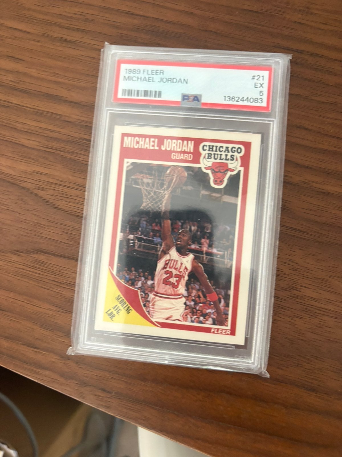 Michael Jordan 1989 psa 5, Ophalen of Verzenden
