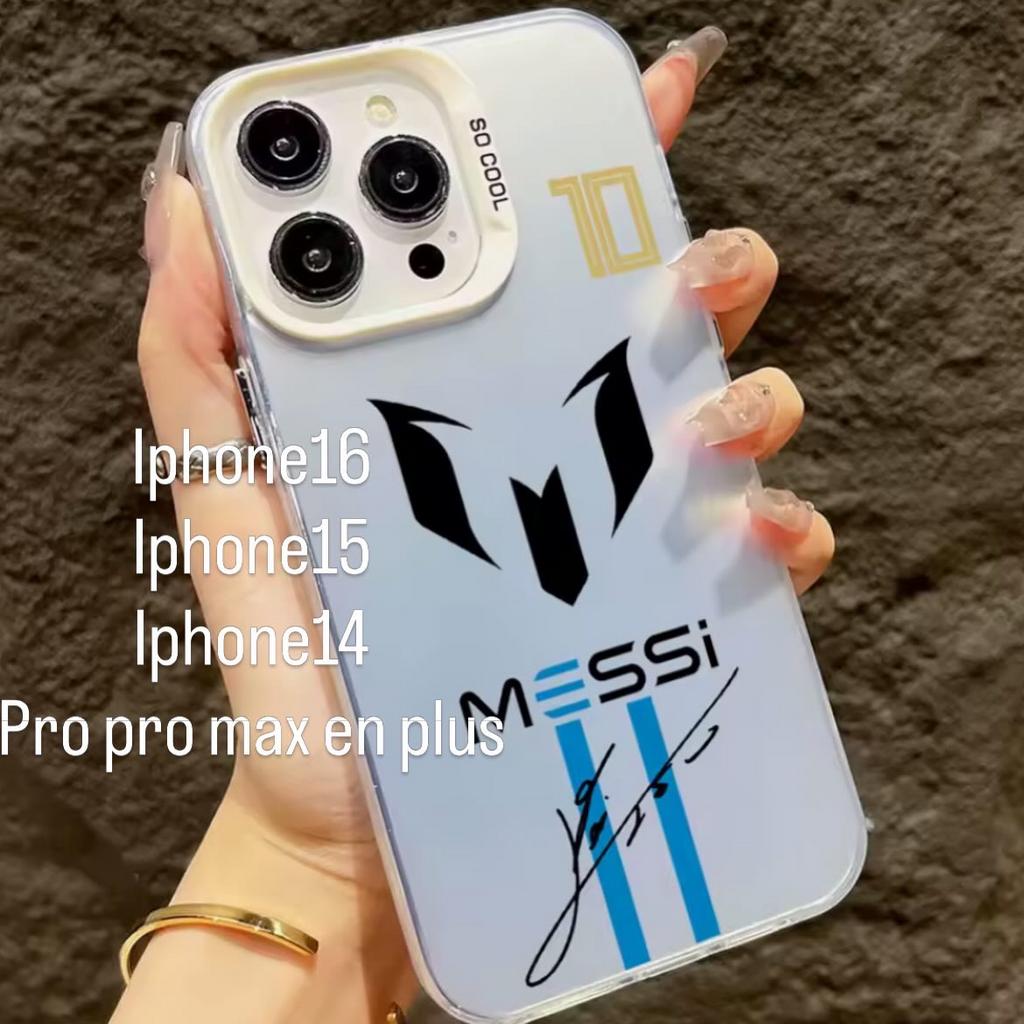 Iphone hoesje ronaldo messi, Ophalen of Verzenden, Zo goed als nieuw