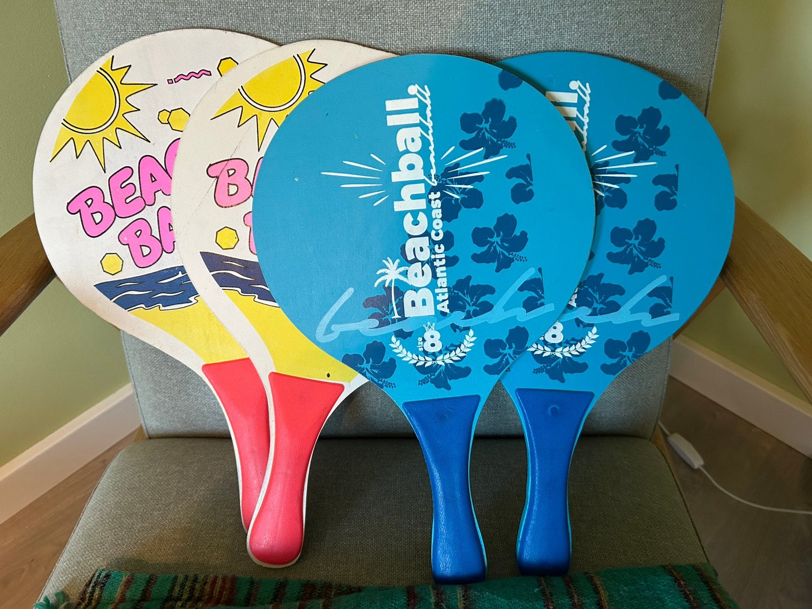 Beachball rackets plankjes, Ophalen of Verzenden