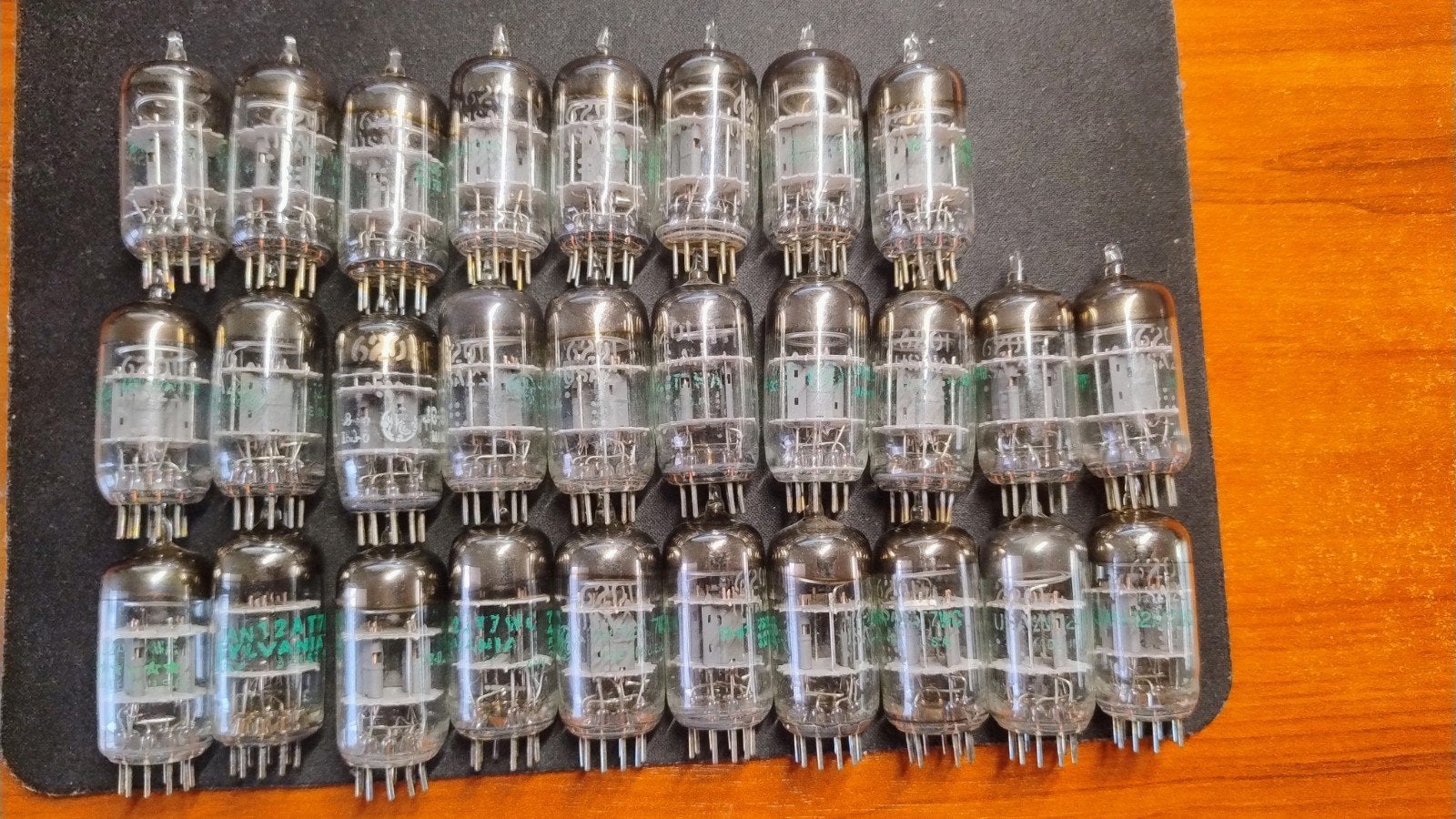 Lot 28x JAN Sylvania 12AT7WA / 6201 – USA Vintage Vacuum Tub, Ophalen of Verzenden
