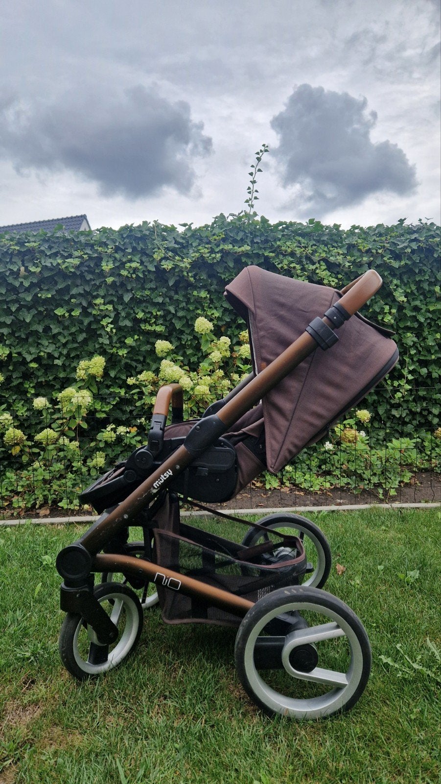 Mutsy Nio Combiwagen met Voetenzak en Accessoires, Ophalen, Gebruikt, Combiwagen, Mutsy
