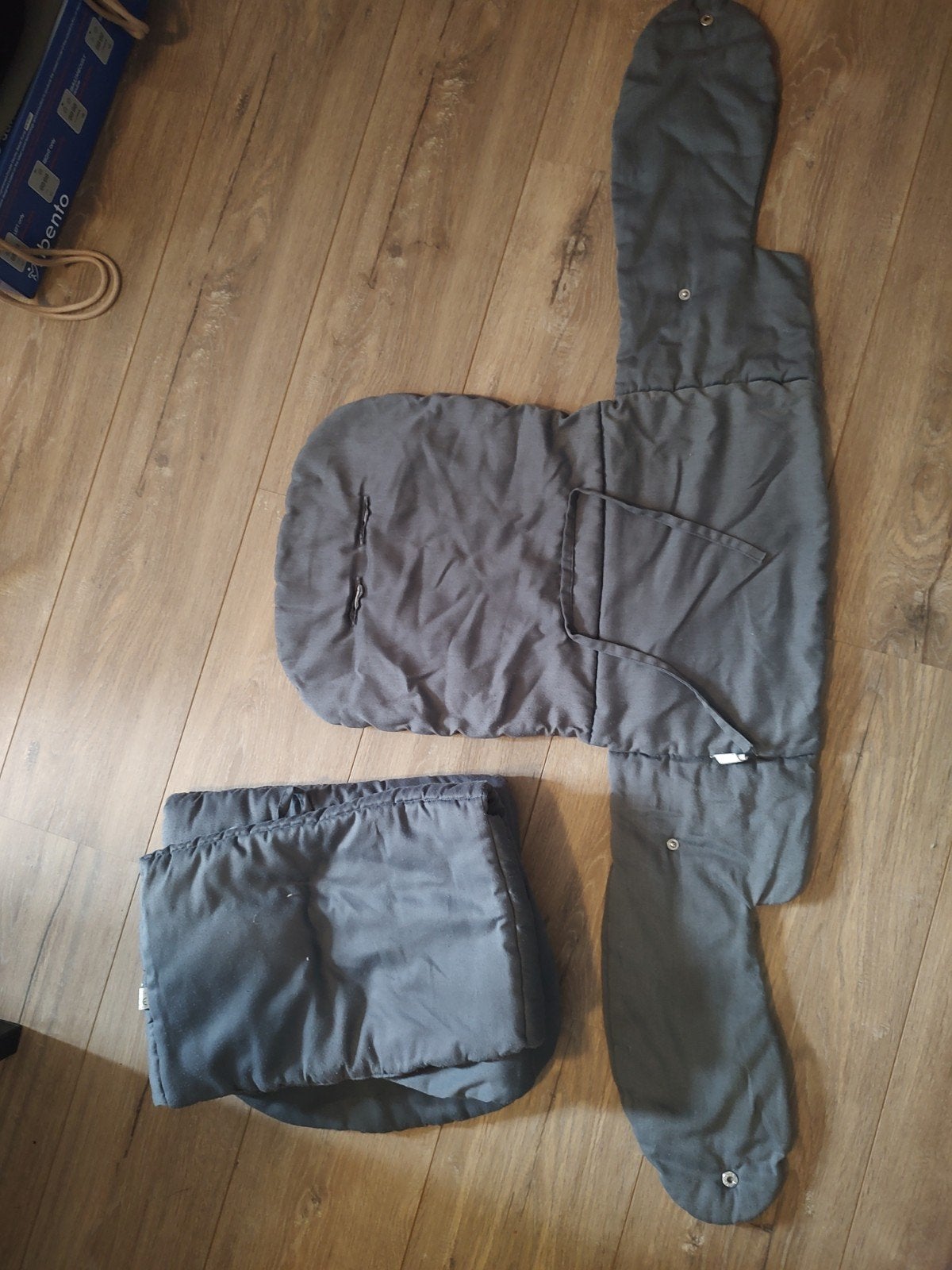 3x Tiamo stoelkussens donkergrijs voor babystoel, Ophalen of Verzenden, Gebruikt, Overige typen