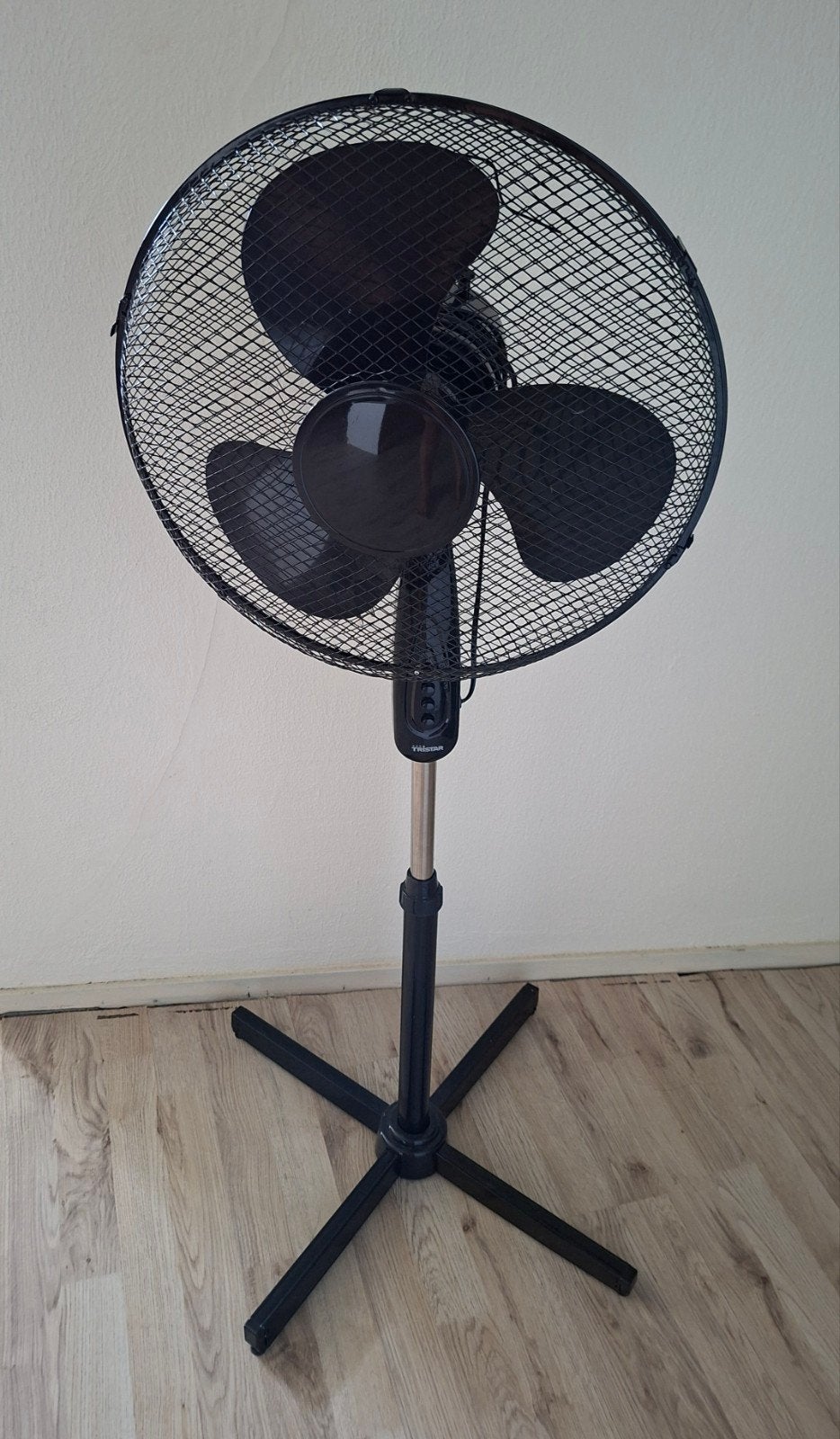 Ventilator Statief Zwart., Ophalen, Gebruikt, Statiefventilator