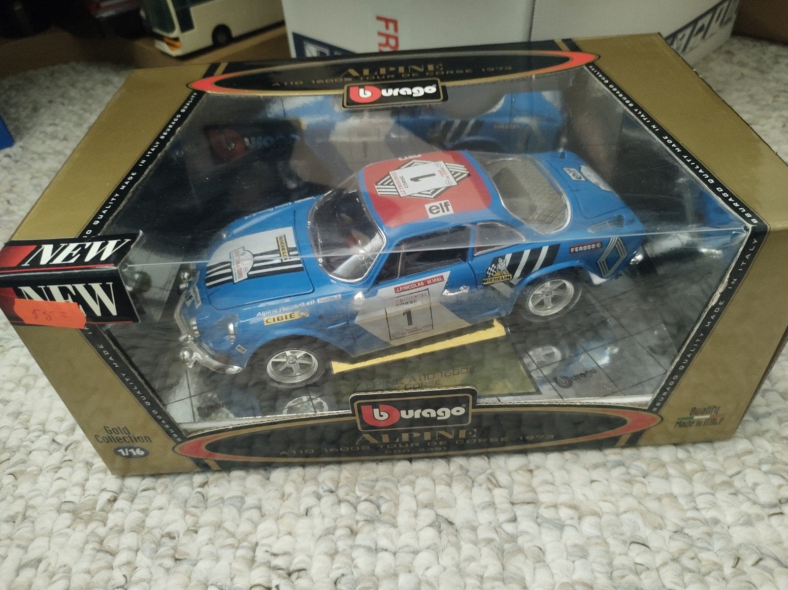 Renault Alpine 110 Rally Bburago, Ophalen of Verzenden, Nieuw, Auto, Bburago