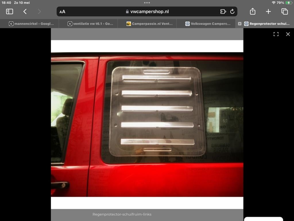 Ventilatierooster  Volkswagen T5, T 6 en T6.1, Ophalen of Verzenden, Nieuw