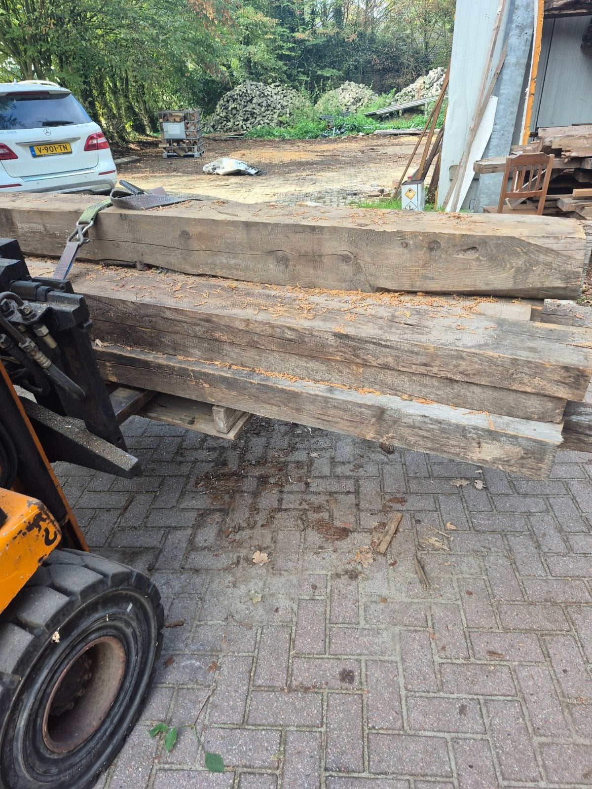 Douglas 20x20 ..15x15..10x10..., Ophalen of Verzenden, 250 cm of meer, Balken